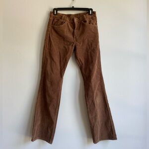 John galt brown corduroy flares xs-s